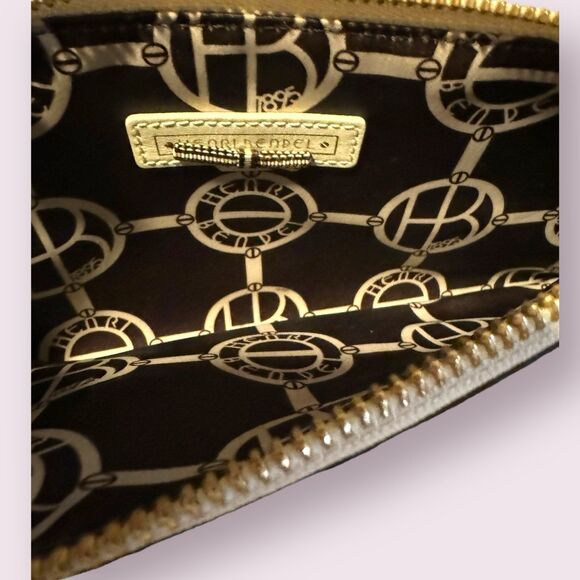 Henri‎ Bendel Wallet Clutch Purse Wristlet Beige West 57th - Picture 4 of 6